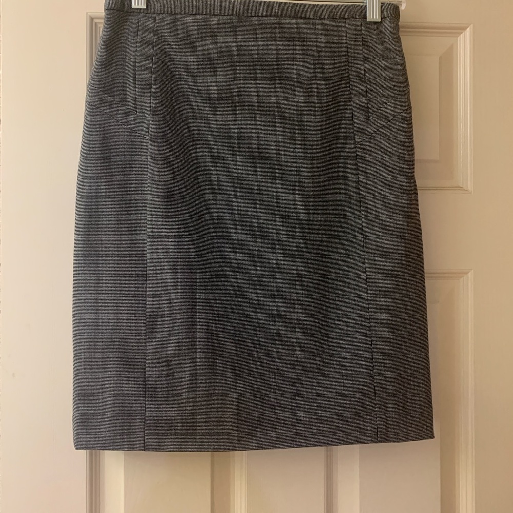 Express Design Studio Charcoal Pencil Skirt